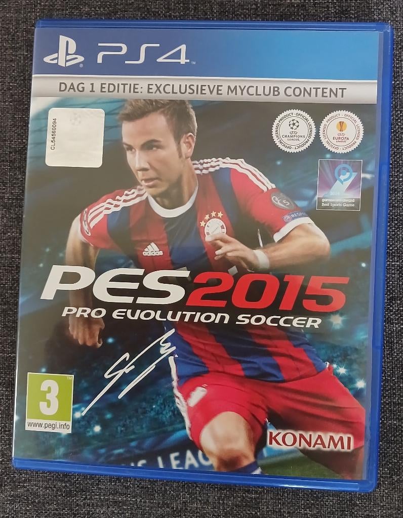 ps4 spelletje pes 2015, Consoles de jeu & Jeux vidéo, Jeux | Sony PlayStation 4, Enlèvement, Utilisé