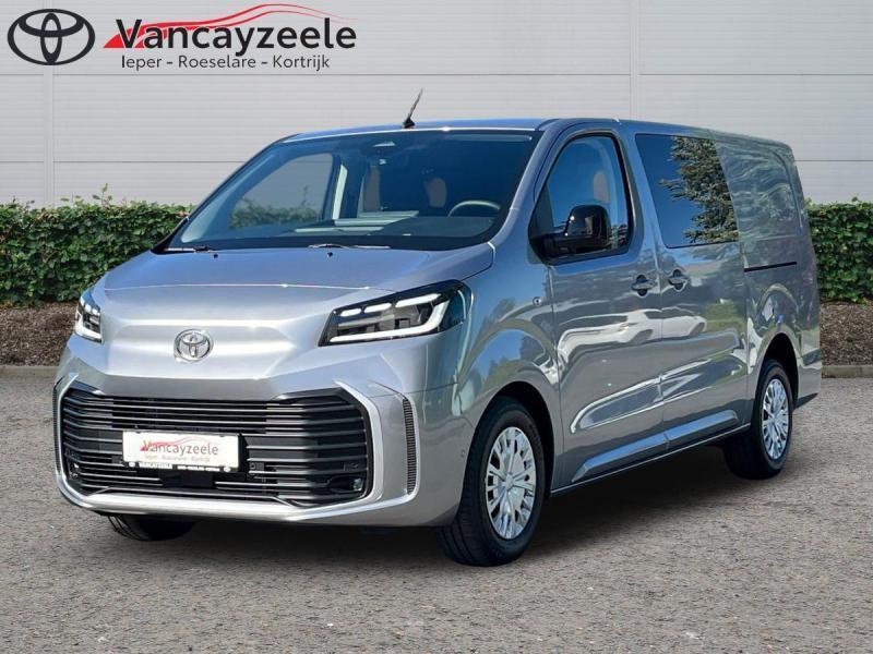 Toyota ProAce Dubbel Cabine Dynamic+trekhaak+cam+gps+sens V+, Automaat, 4 deurs, Overige kleuren, ProAce