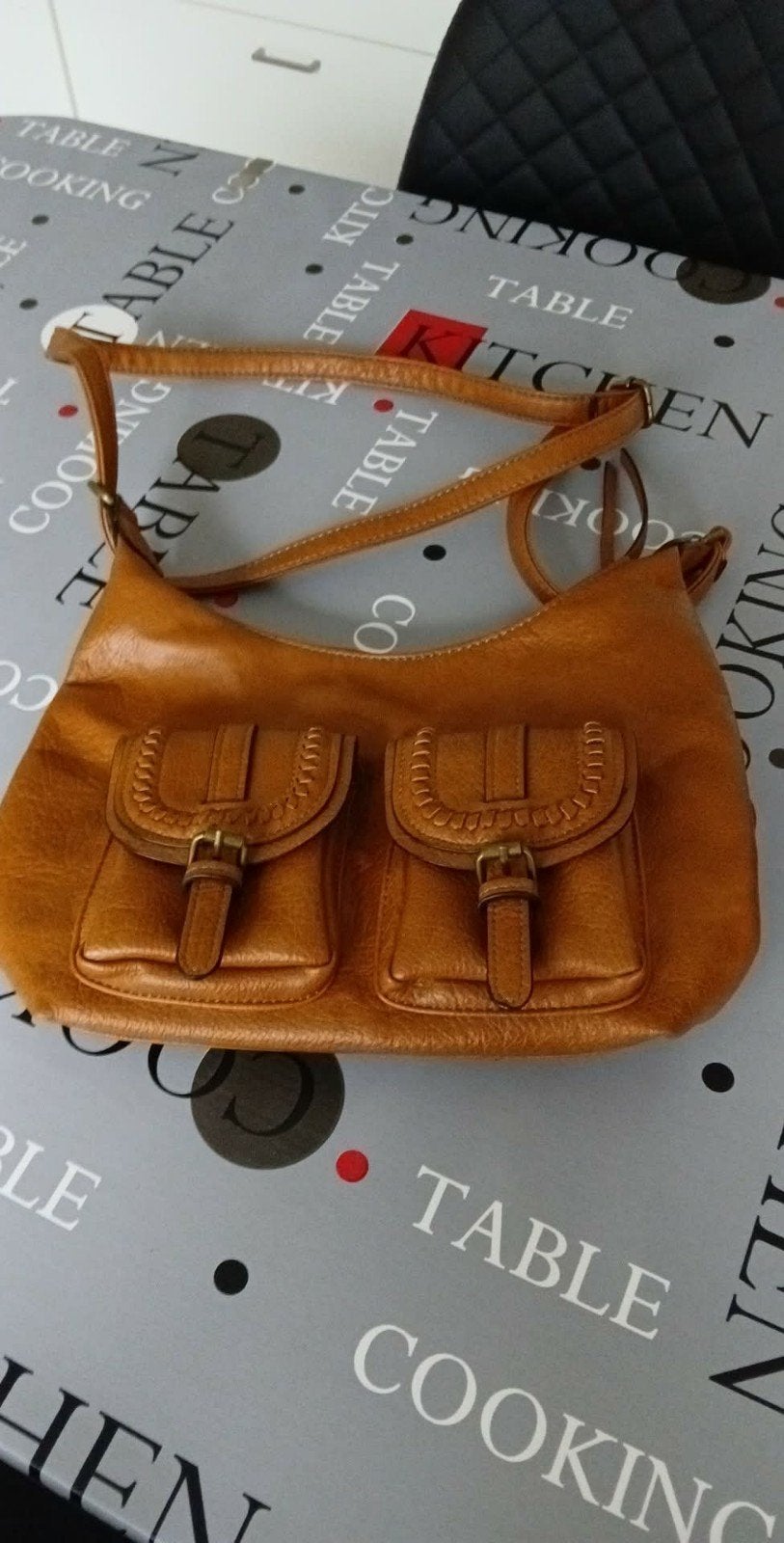 bruine handtas, Ophalen, Zo goed als nieuw, Bruin, Handtas