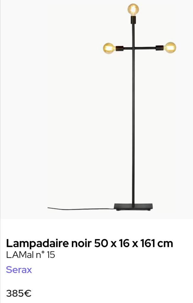 Lampadaire industriel neuf non déballé valeur 385