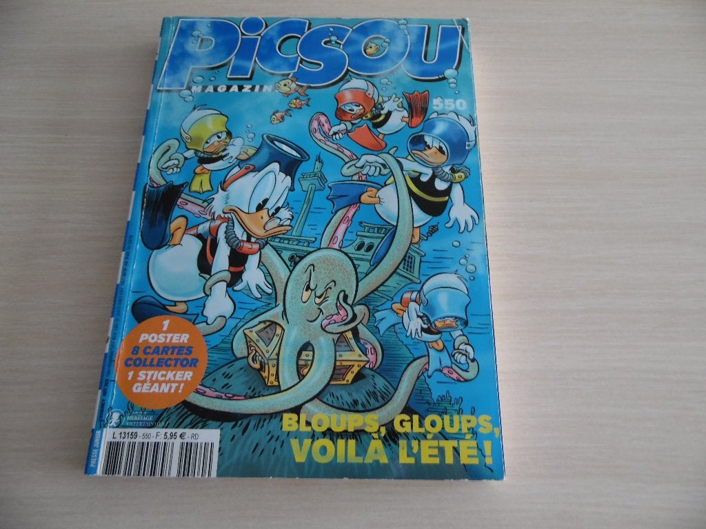 PICSOU MAGAZINE N° 550, Boeken, Stripverhalen, Zo goed als nieuw, Eén stripboek, Ophalen of Verzenden