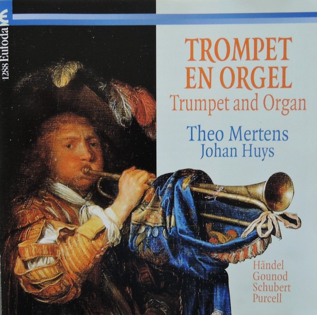 Muziek voor trompet en orgel - Mertens / Huys - Eufoda - DDD, Ophalen of Verzenden, Zo goed als nieuw, Kamermuziek