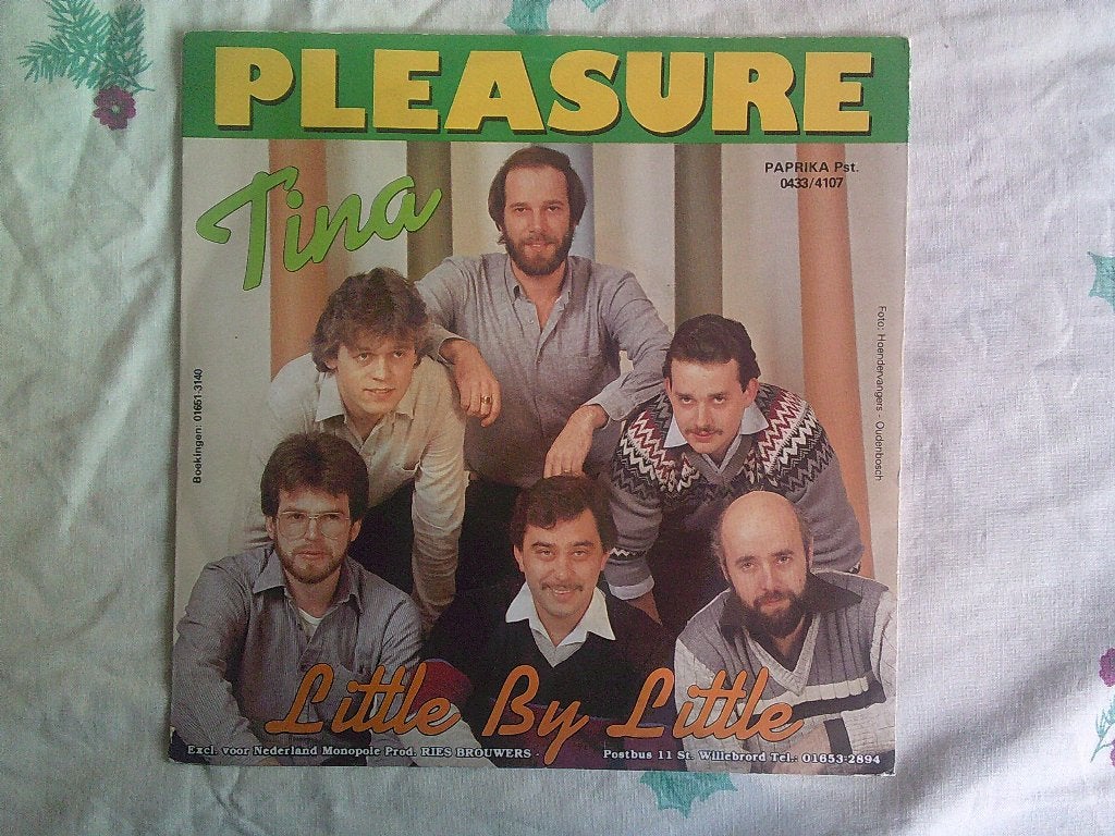 pleasure - little by little / tina ( 1983 ), CD & DVD, Enlèvement ou Envoi, Comme neuf, Chanson réaliste ou Smartlap, Autres types