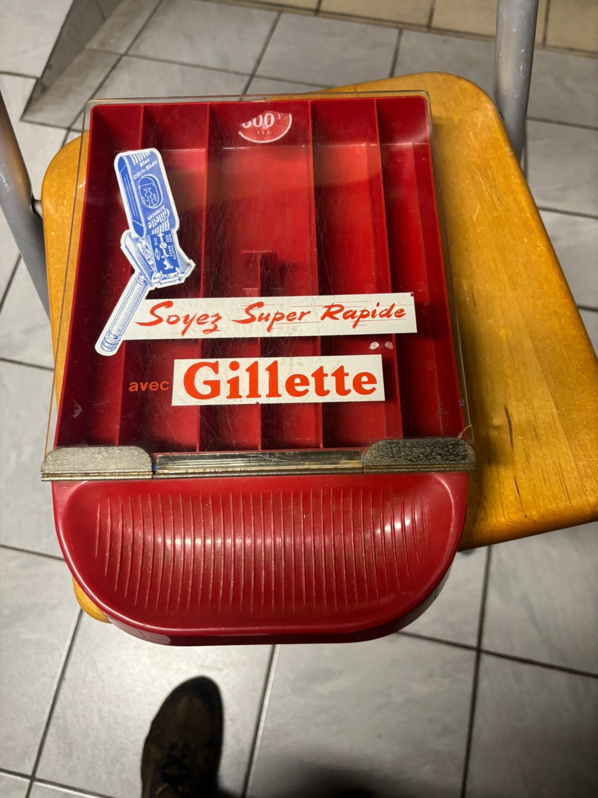 Winkel display 1950 Gillette, Enlèvement ou Envoi, Utilisé