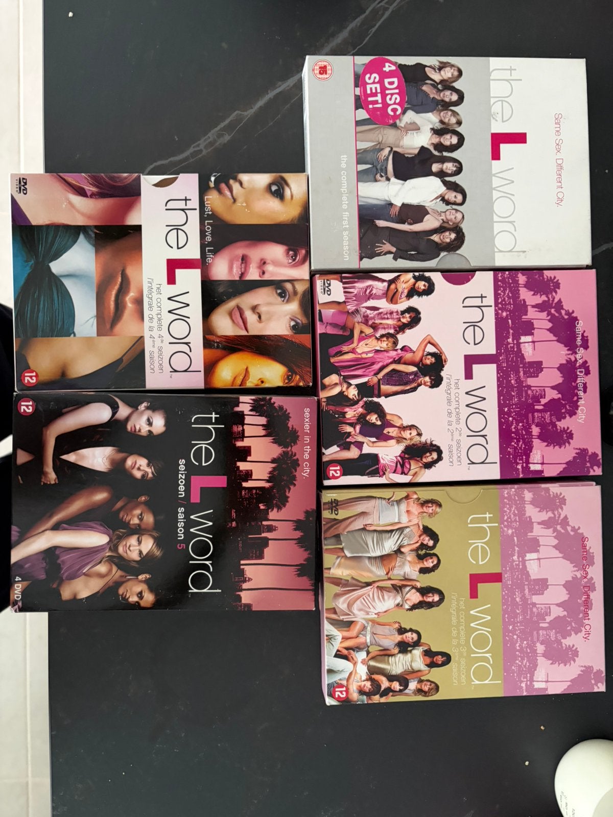 The L word seizoen 1-5, Cd's en Dvd's, Ophalen, Gebruikt