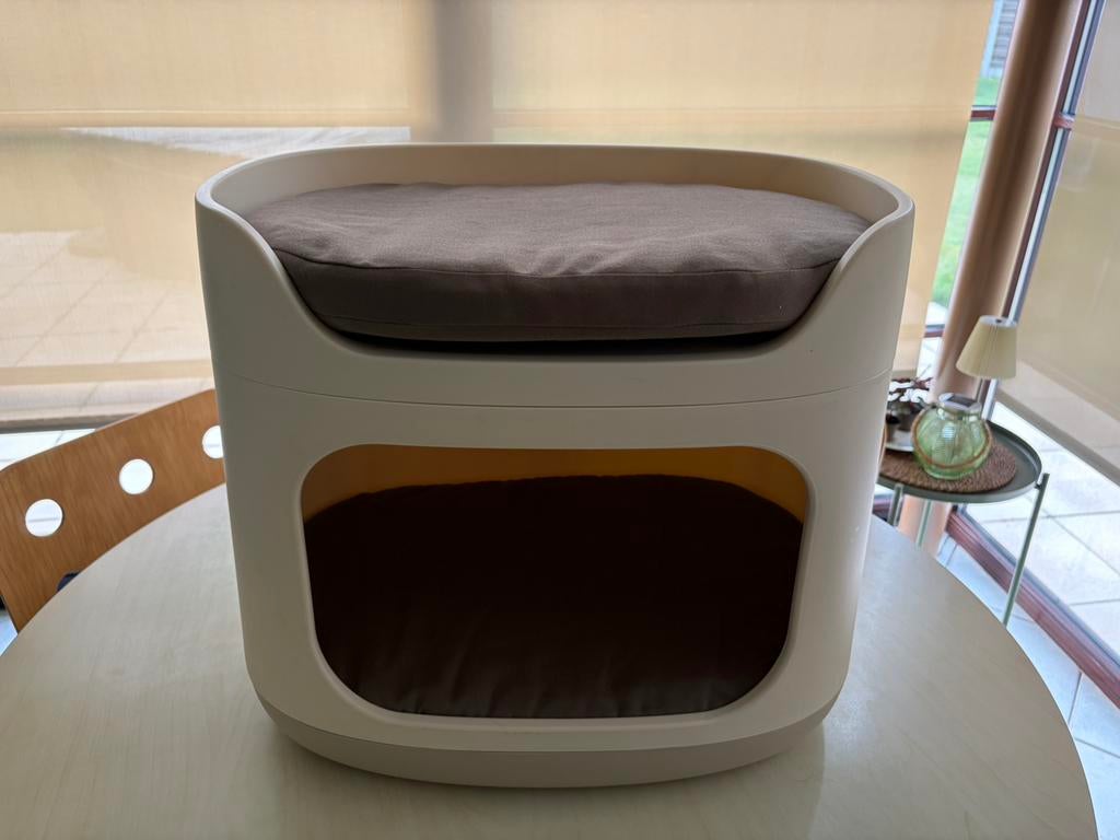 Curver bunkbed voor katten of honden - beige/bruin, Dieren en Toebehoren, Ophalen, Zo goed als nieuw