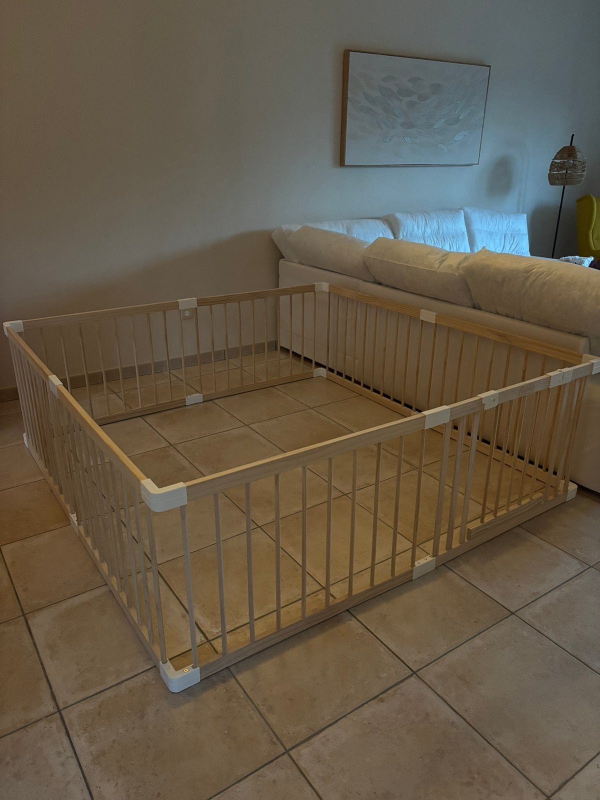 Grand parc en bois 180x180cm - enfant bébé, Enfants & Bébés, Parcs, Enlèvement, Neuf