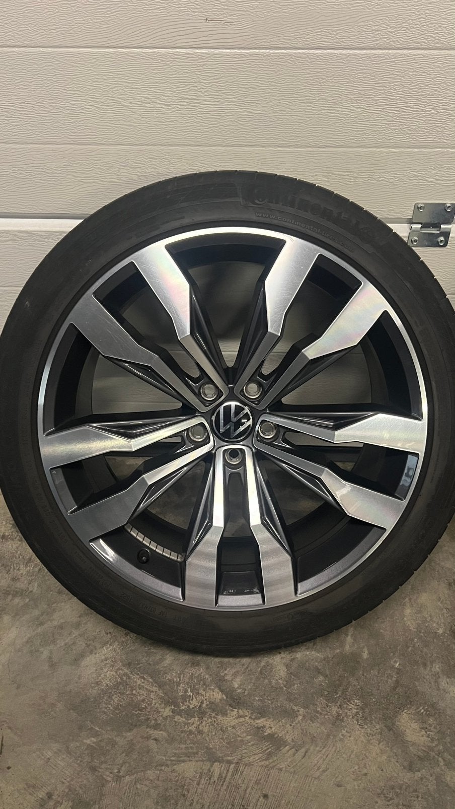 Jantes vw Tiguan 20 ‘’, 255 mm, Enlèvement ou Envoi, Pneus été, Utilisé
