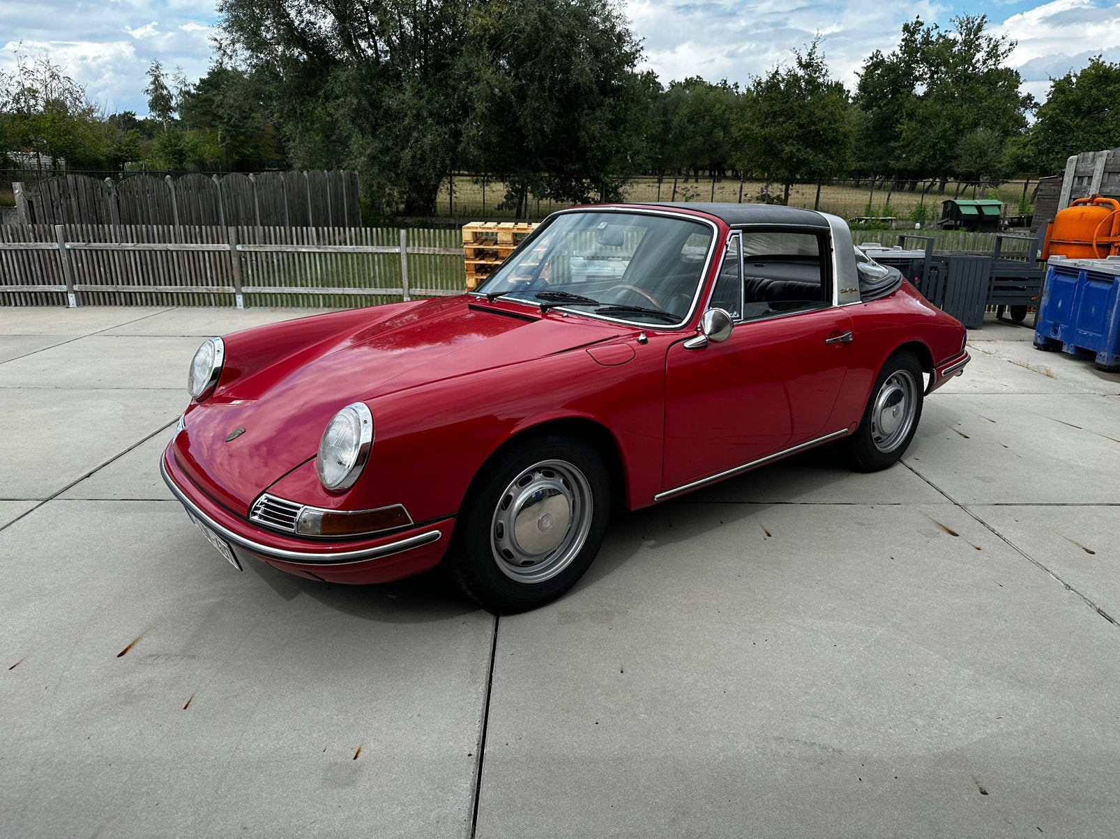 Porsche 912 Targa Softwindow ‘68, Autos, Porsche, Rouge, Achat, Noir, Particulier