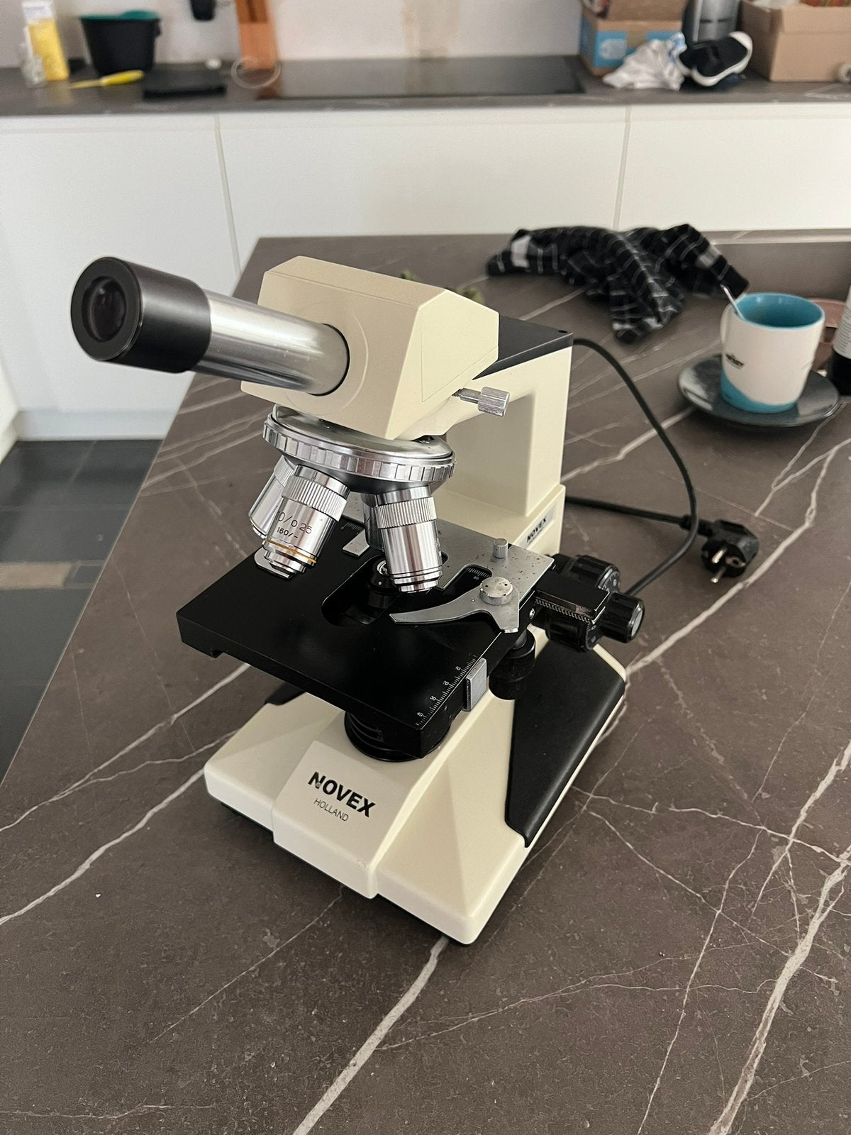 Perfect werkende microscoop te koop, Audio, Tv en Foto, Optische apparatuur | Microscopen, Ophalen, Zo goed als nieuw