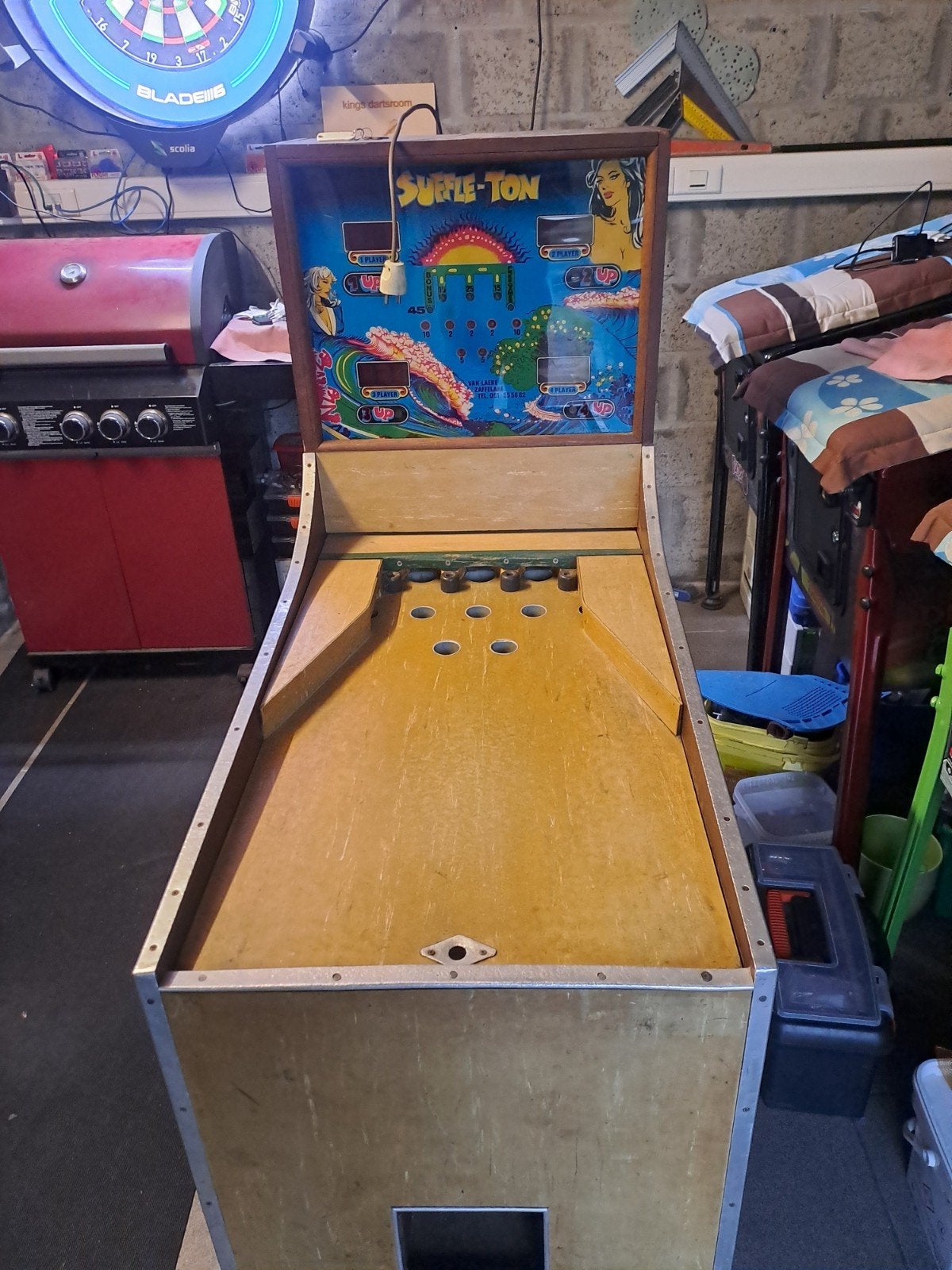 Shuffle ton, Ophalen