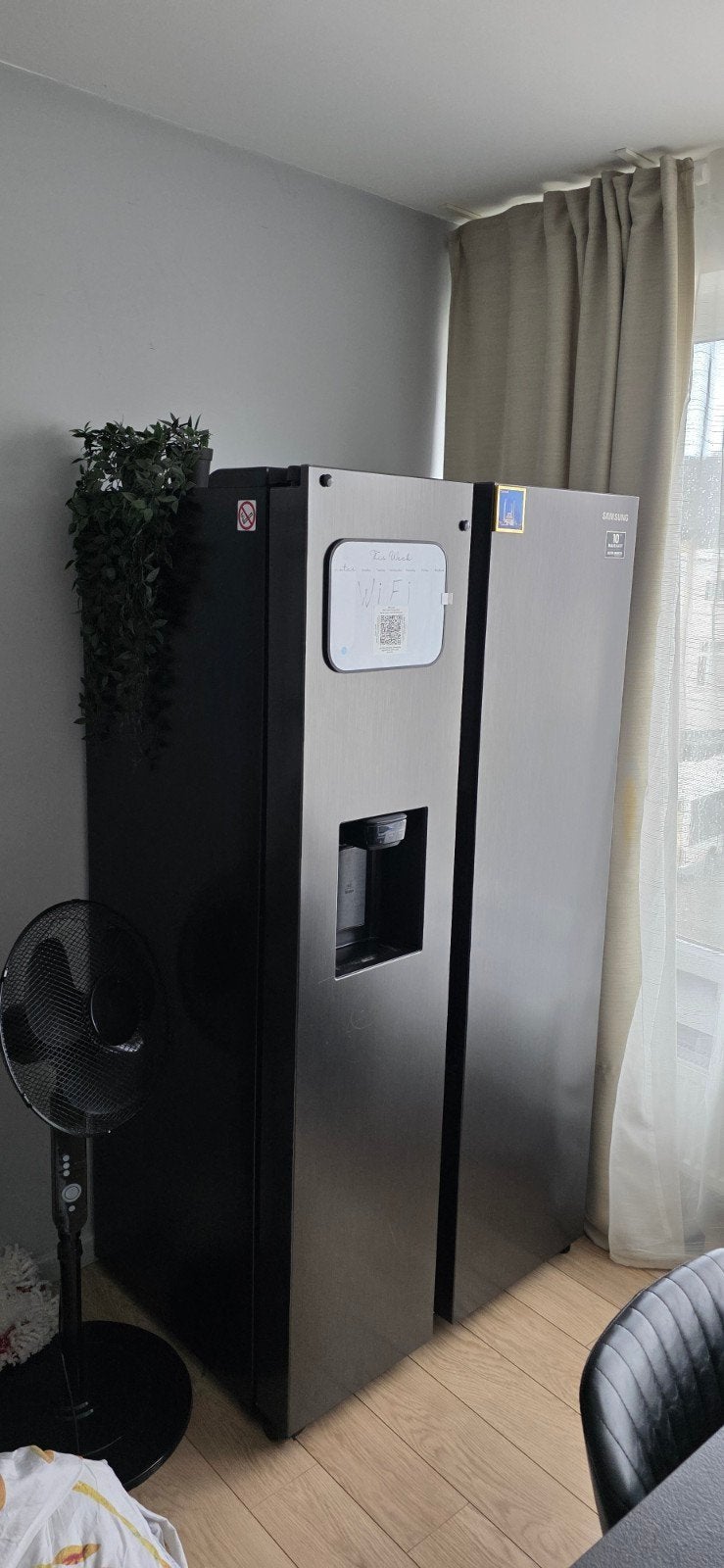 Samsung Amerikaanse koelkast – Water- & ijsdispenser, Ophalen, 200 liter of meer, 60 cm of meer, 160 cm of meer