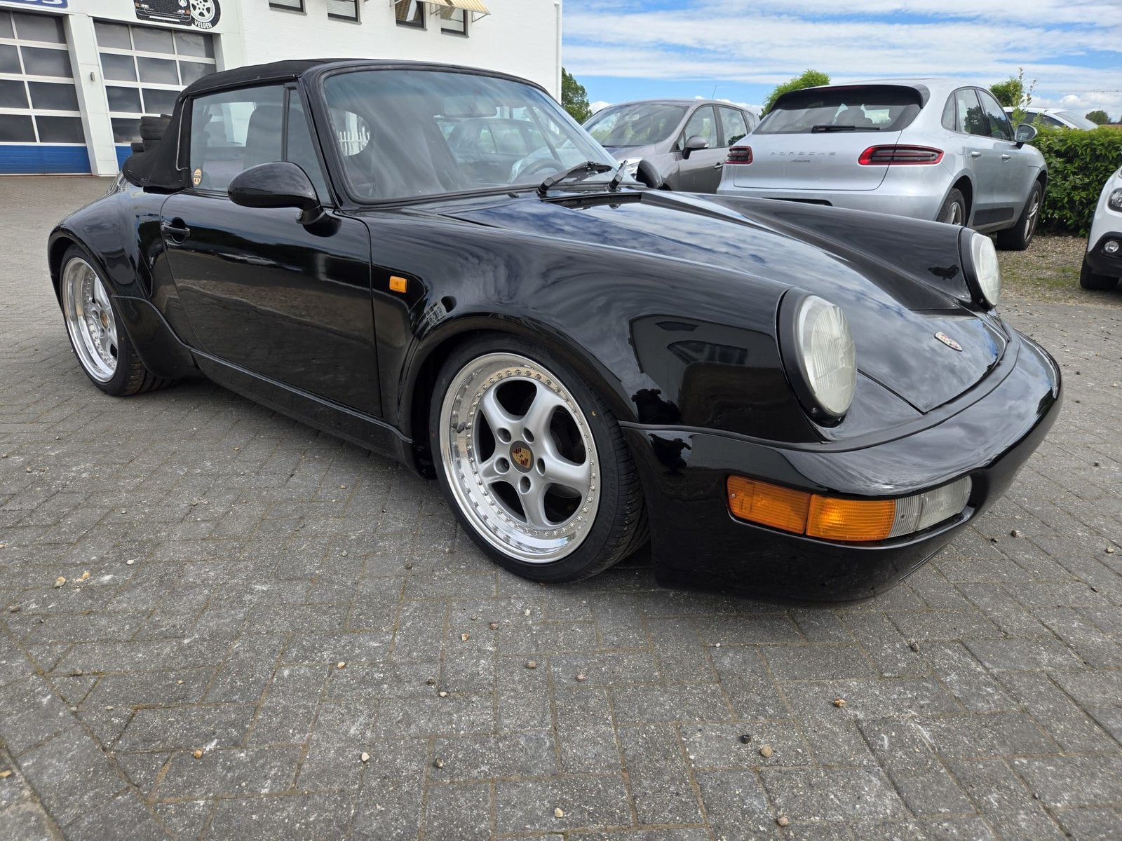 Porsche 911 cabrio turbo-look 1988,zeer goede staat!!, Auto's, Particulier, Te koop