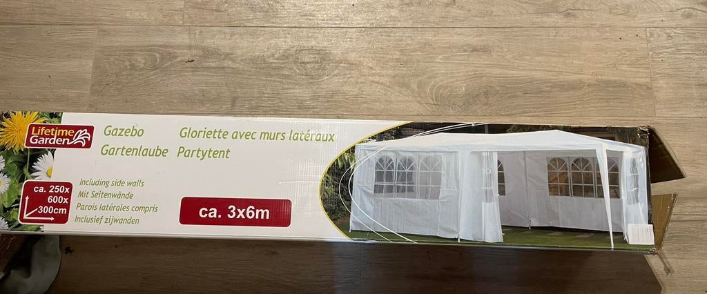 Partytent 3mx6m, Hobby en Vrije tijd, Modelauto's | 1:87, Zo goed als nieuw, Ophalen