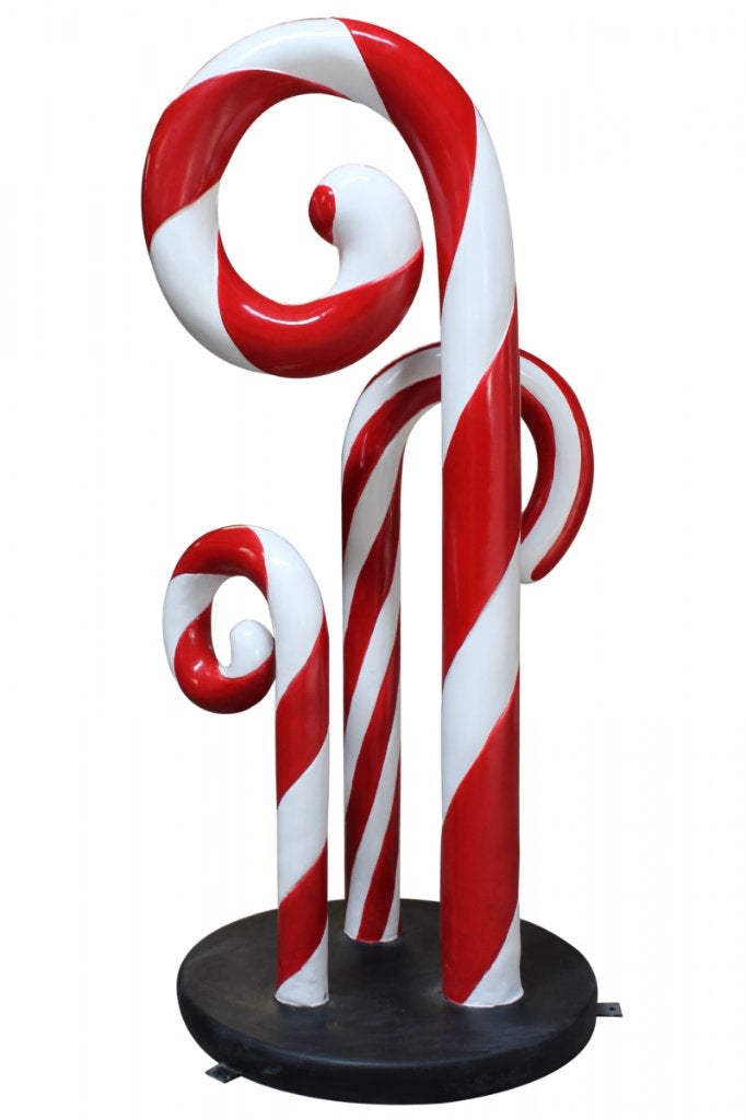 Candy Cane Trio Hoogte 140 cm