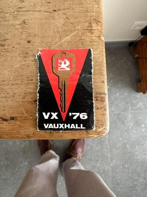 étiquette de boîte d'allumettes Vauxhall VX '76, Boîtes ou marques d'allumettes, Enlèvement ou Envoi, Utilisé, Vauxhall
