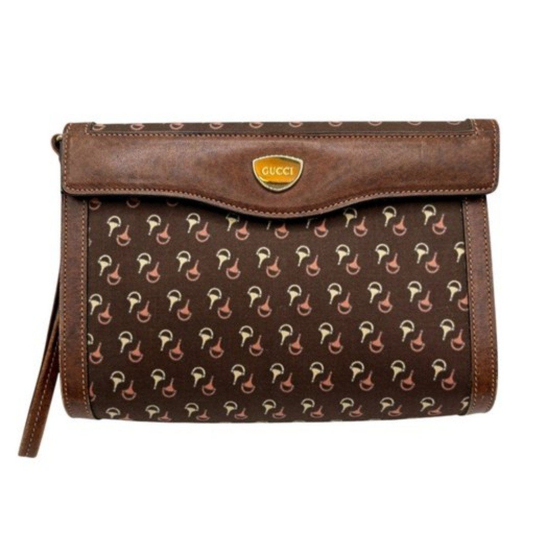 vintage Gucci horsebit clutch 1970, Handtassen en Accessoires, Portemonnees, Ophalen of Verzenden