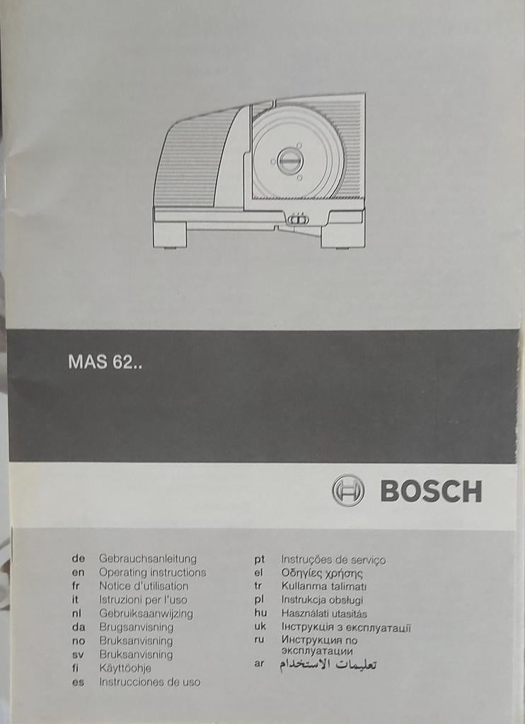 Trancheuse électrique Bosch MAS 62 – Comme neuve, Enlèvement