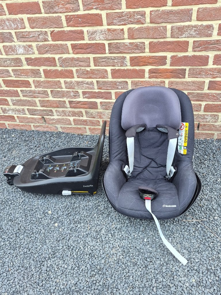 Maxi cosi 2way pearl autostoel met 2wayfix, Ophalen, Gebruikt, 0 t/m 18 kg, Verstelbare rugleuning
