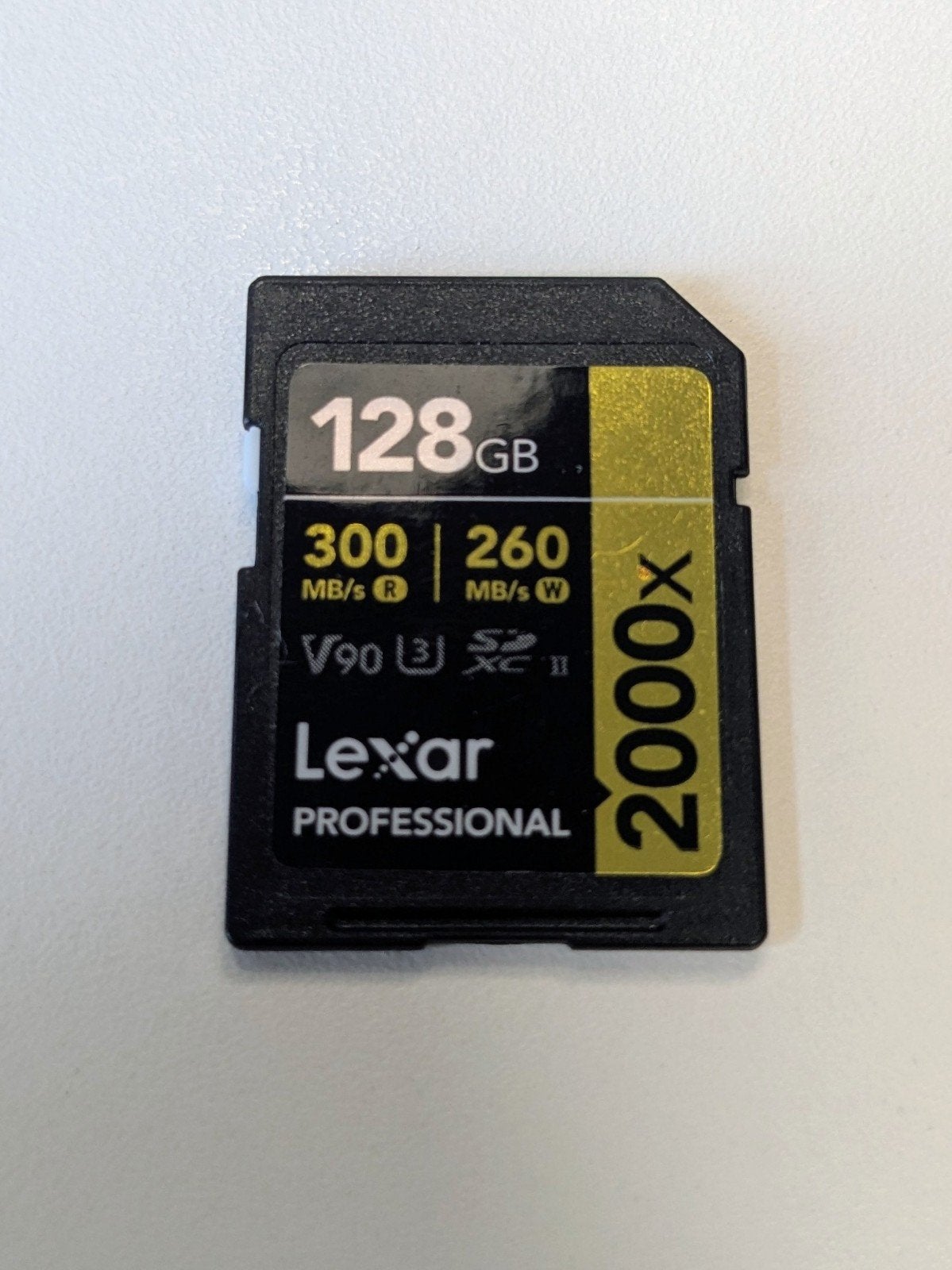Carte SD XC Lexar Professionnal 128gb 2000x, Enlèvement ou Envoi