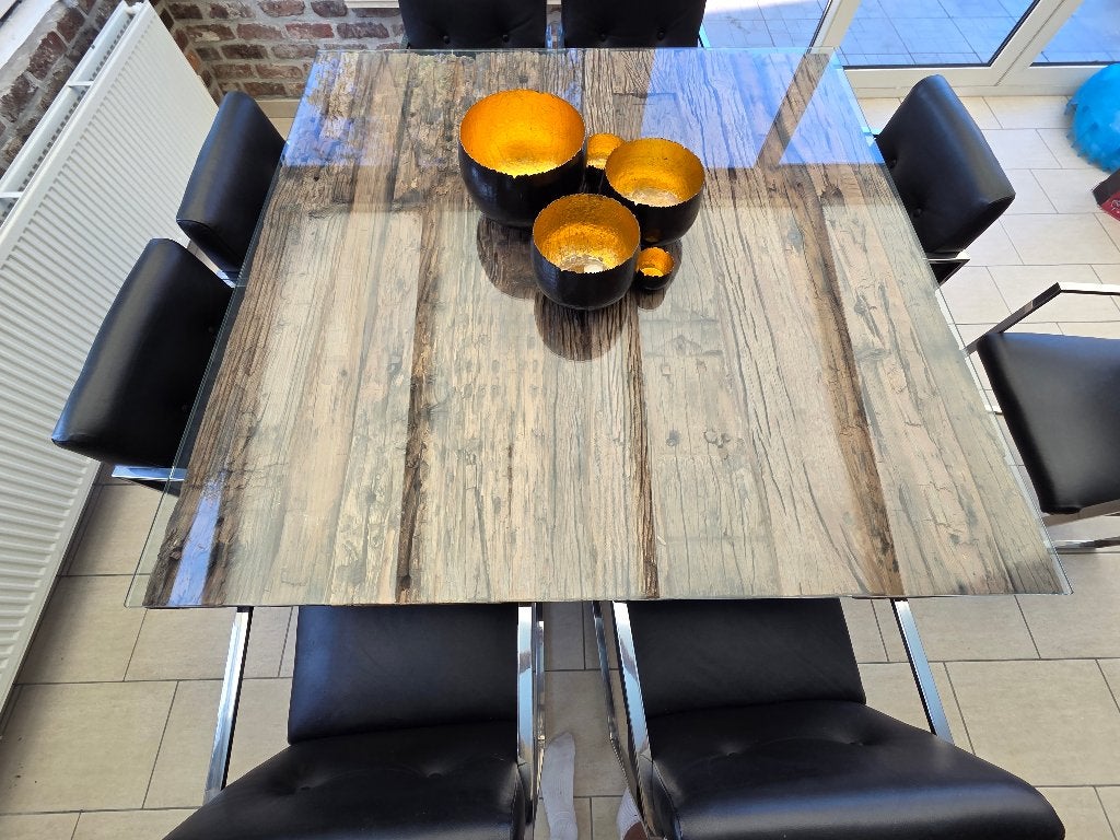 Table, Enlèvement ou Envoi, Comme neuf, Chêne