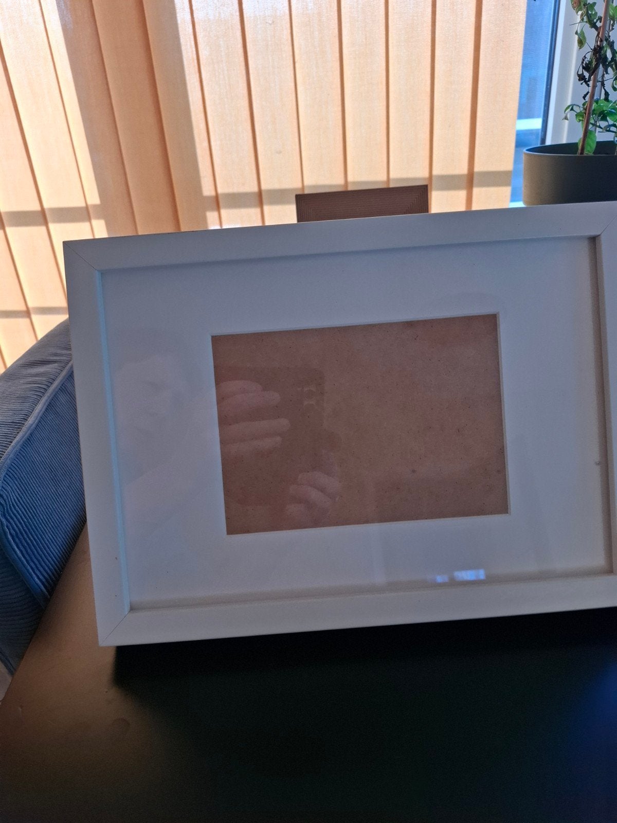 Fotokader met passe partout, Audio, Tv en Foto, Fotografie | Fotolijsten, Ophalen, Wit