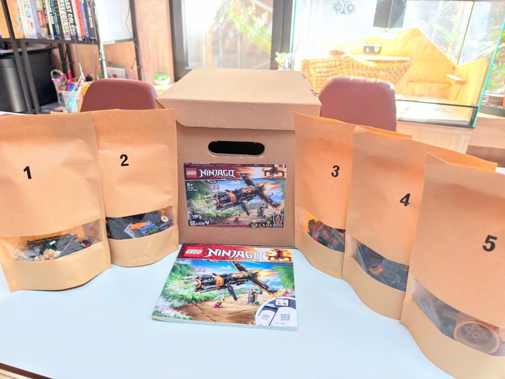 Lego Ninjago 71736 - volledig en uitgesorteerd, Lego, Ophalen of Verzenden, Zo goed als nieuw, Compleet