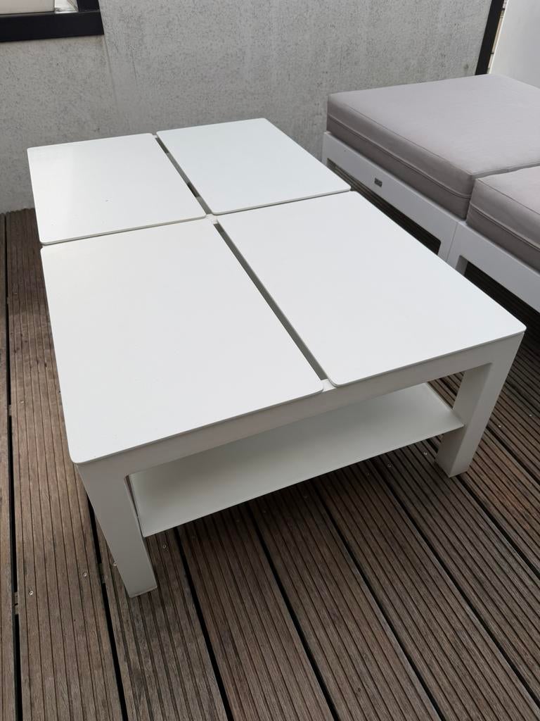 Buitentafel, Tuin en Terras, Tuinsets en Loungesets, Ophalen, Zo goed als nieuw, Eettafel