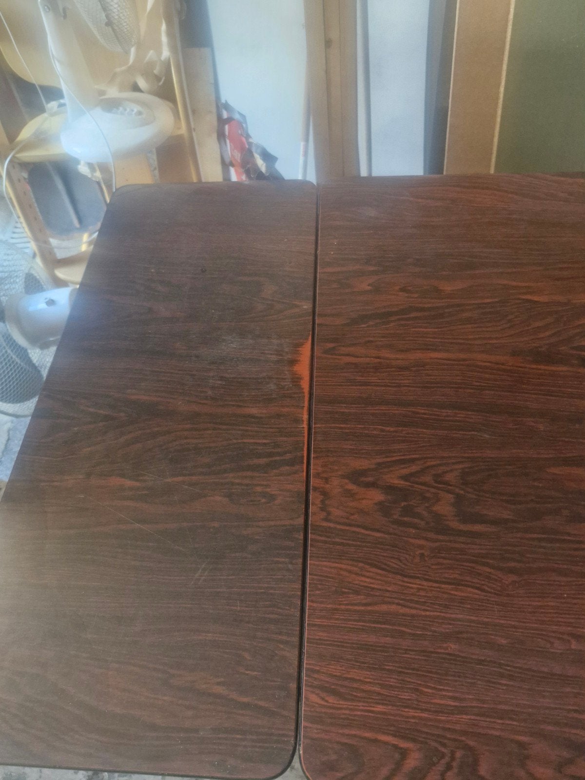 Formica tafel vintage uitschuifbaar 100 naa 158 cm, Ophalen