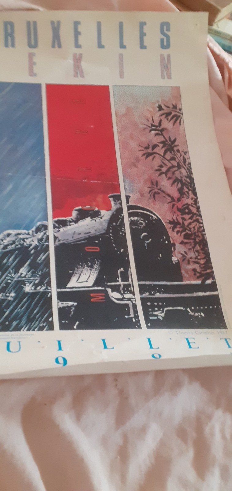 Poster van Brussel en Peking, Ophalen, Poster