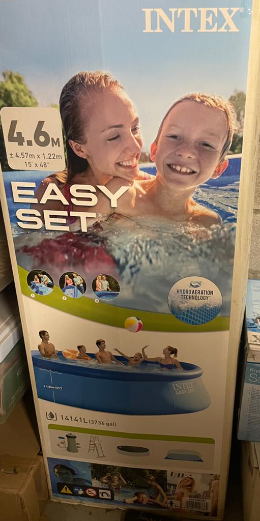 Easy set zwembad, Enlèvement, Comme neuf, Rond, Piscine gonflable