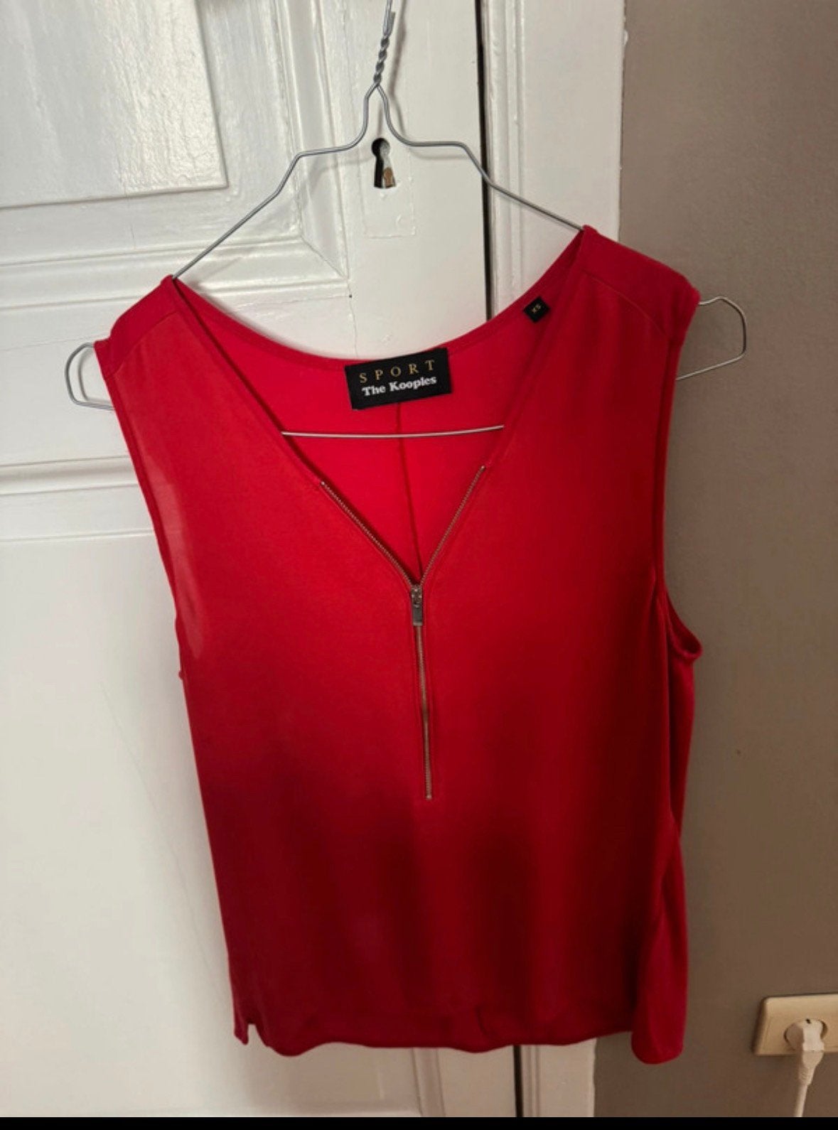 Debardeur the kooples, Enlèvement, Comme neuf, Rouge