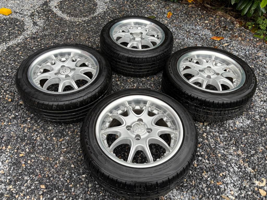 Keskin KT8 4x100, Auto-onderdelen, Banden en Velgen, Ophalen, Gebruikt, 15 inch, Banden en Velgen