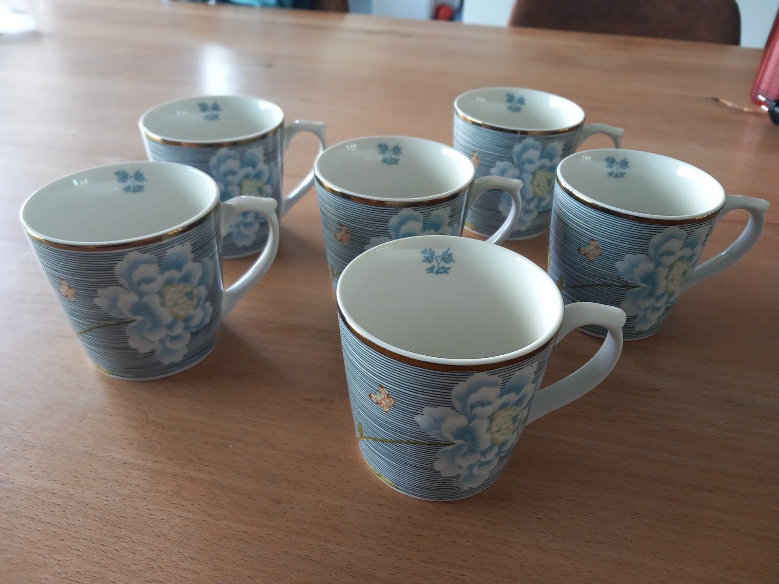 Koffietassen Laura Ashley 6 stuks, Enlèvement