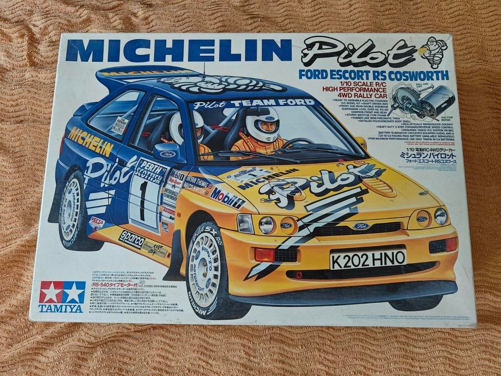 Tamiya 1/10 Ford Escort RS Cosworth Michelin Pilot, Ophalen