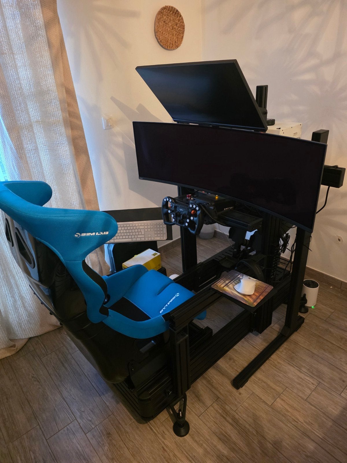 Simlab p1x ultimate avec accessoires et support 4 écrans, Consoles de jeu & Jeux vidéo, Jeux | PC, Enlèvement, Comme neuf