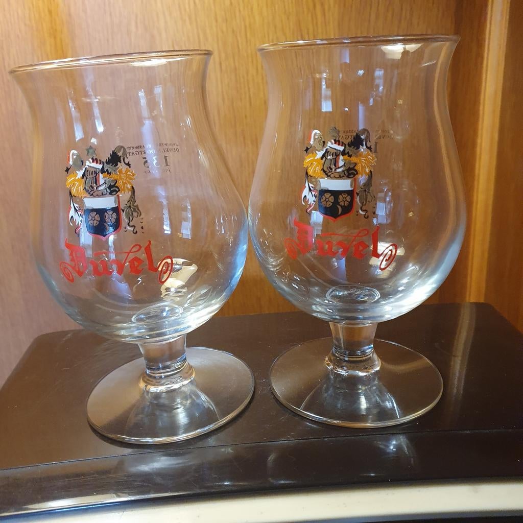 Duvel glas 2st 135j   moortgat, Ophalen, Duvel