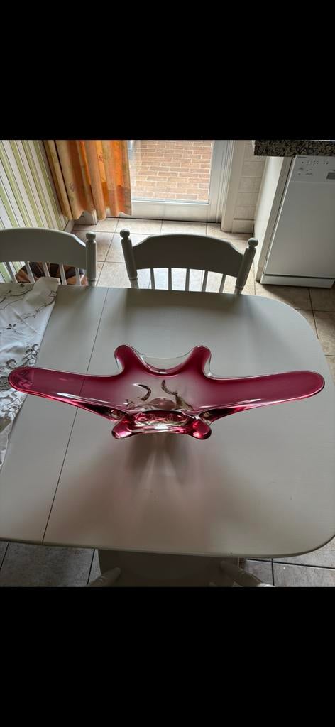 Glazen schaal Roze - Murano glas, Ophalen