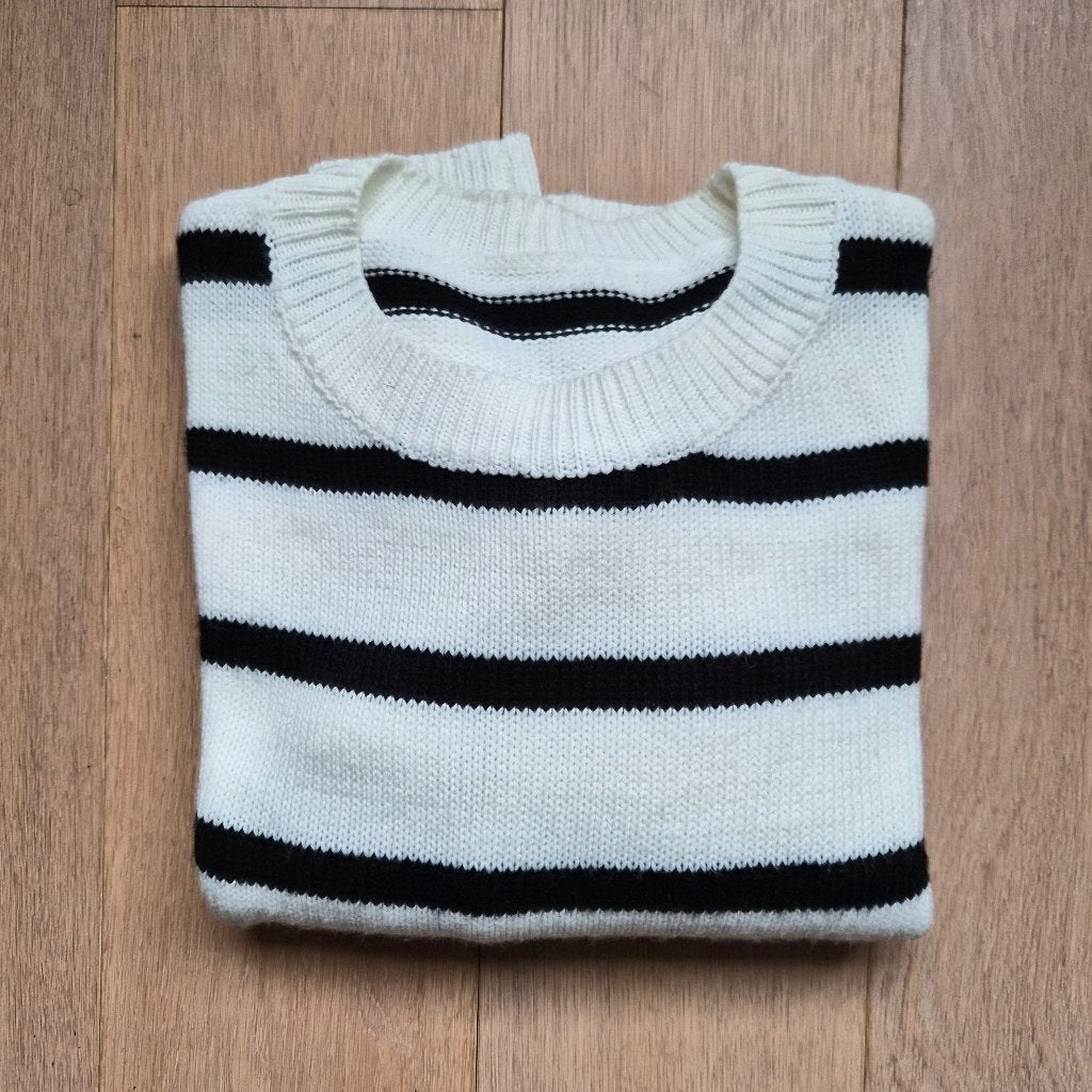 Pull rayé, taille S, Vêtements | Femmes, Enlèvement ou Envoi, Taille 36 (S), Porté, Blanc