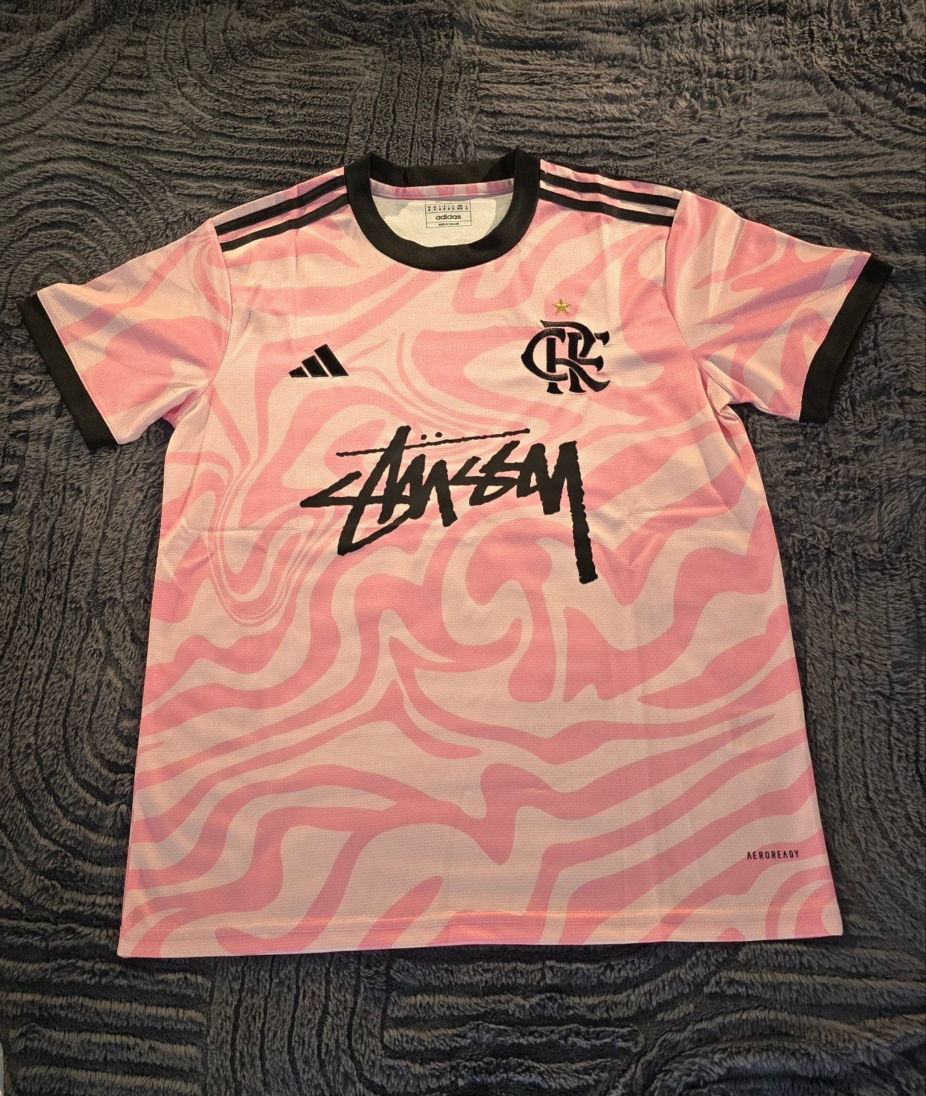 Adidas x Stüssy Flamengo Special Edition Jersey, Kleding | Heren, Maat 48/50 (M), Ophalen of Verzenden, Zo goed als nieuw, Adidas