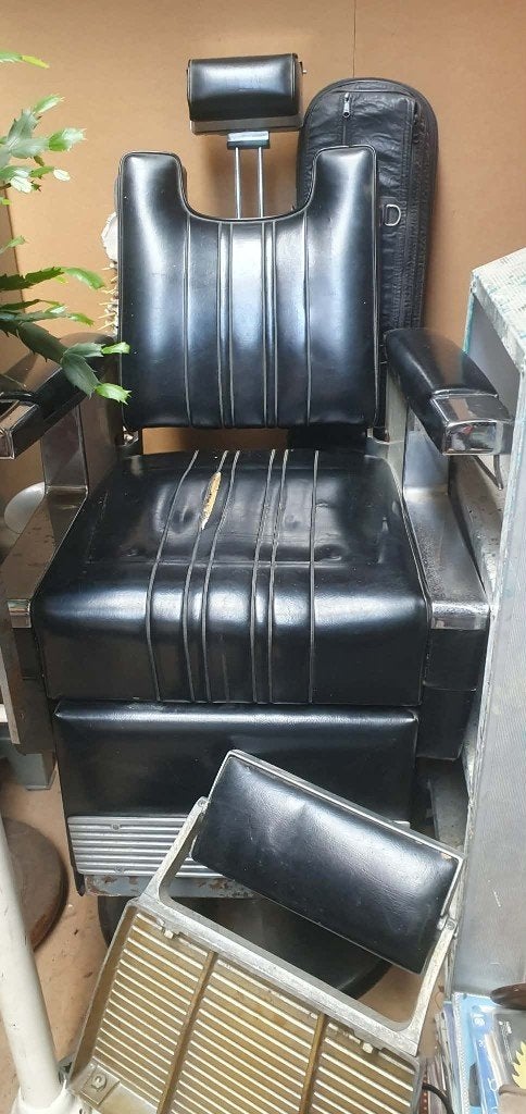 Authentieke vintage Takara Belmont kappersstoel, Enlèvement