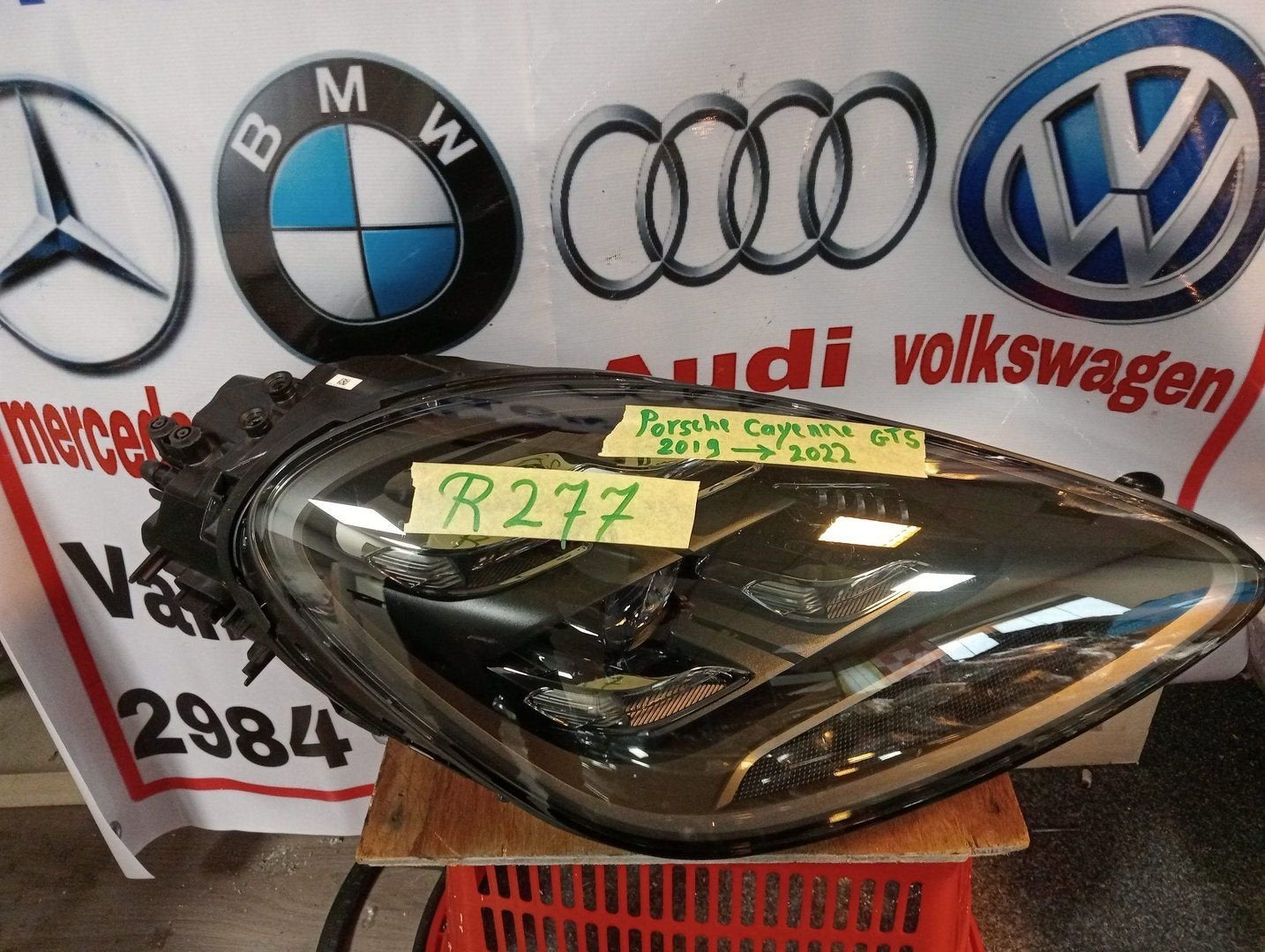 PORSCHE CAYENNE 9Y 9Y0 MATRIX LED KOPLAMP ORIGINEEL, Gebruikt, -, -, Porsche