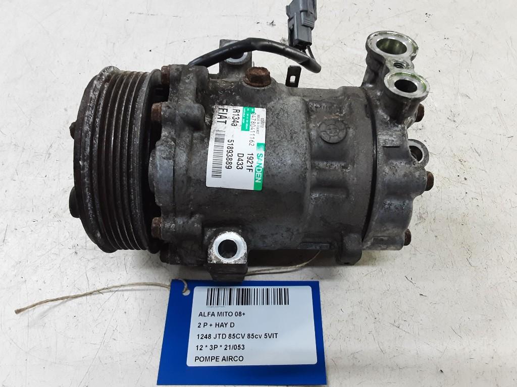 COMPRESSEUR CLIMATISATION Alfa Romeo MiTo (955) (51893889), Utilisé, Alfa Romeo