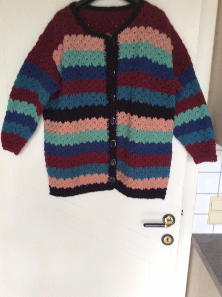 Nieuwe, met de hand gehaakte vest., Hobby & Loisirs créatifs, Tricot & Crochet, Enlèvement ou Envoi, Neuf, Crochet, Aiguille