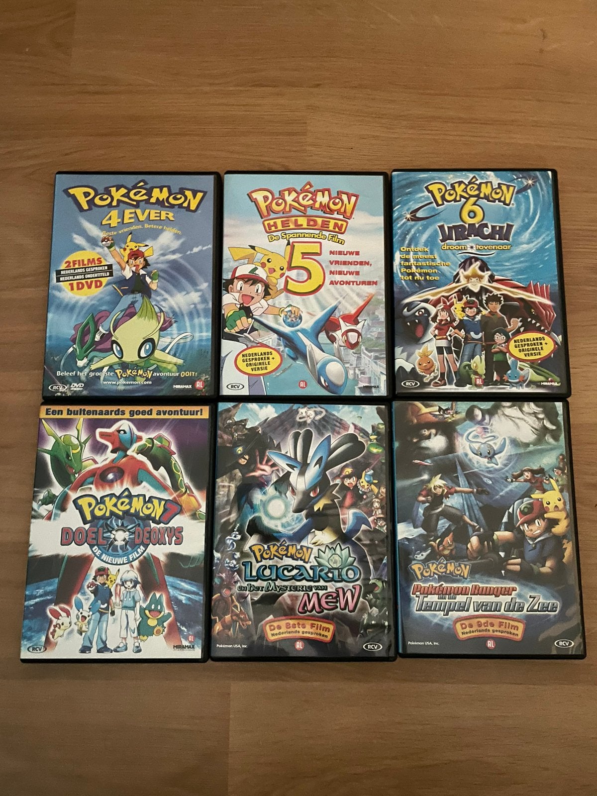 Pokémon DVD collectie films 4 t/m 9 + Advanced serie, Enlèvement ou Envoi, Tous les âges, Utilisé, Dessins animés et Film d'animation