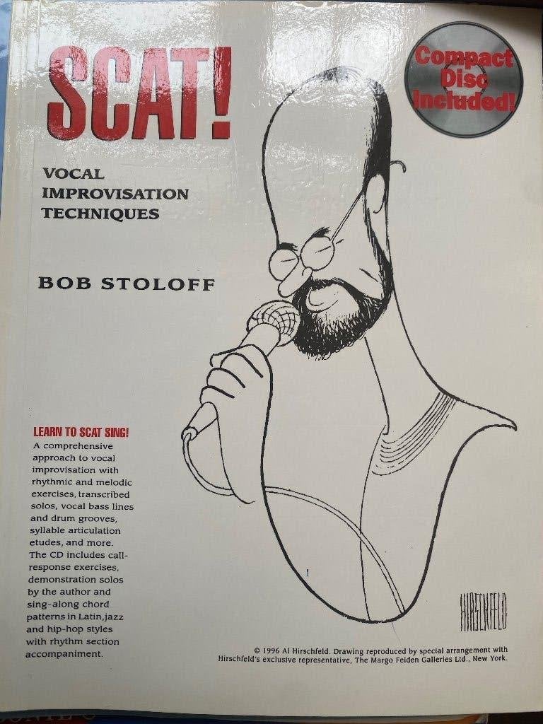 SCAT Vocal improvisation techniques, BOB STOLOFF, Ophalen, Zo goed als nieuw, Bob Stoloff