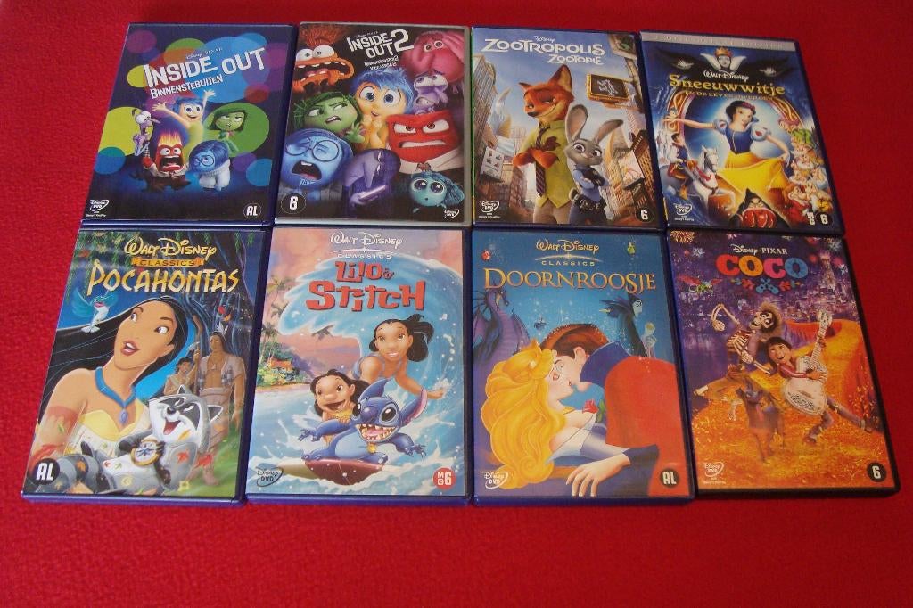 123 disney dvd's, Cd's en Dvd's, Ophalen of Verzenden, Tekenfilm