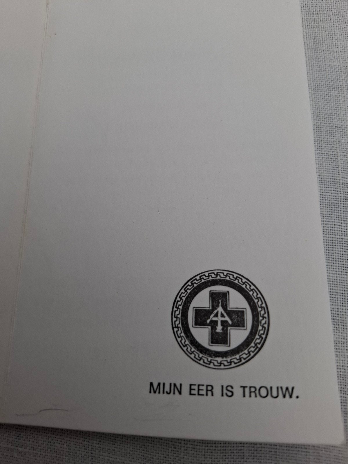 bidprentje berkenkruis, Ophalen of Verzenden, Bidprentje