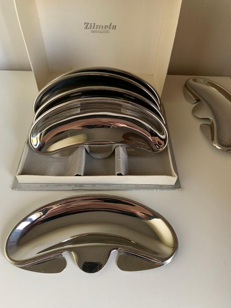 6 vintage visgraatschaaltjes voor aan het Bord Gero Zilmeta, Envoi