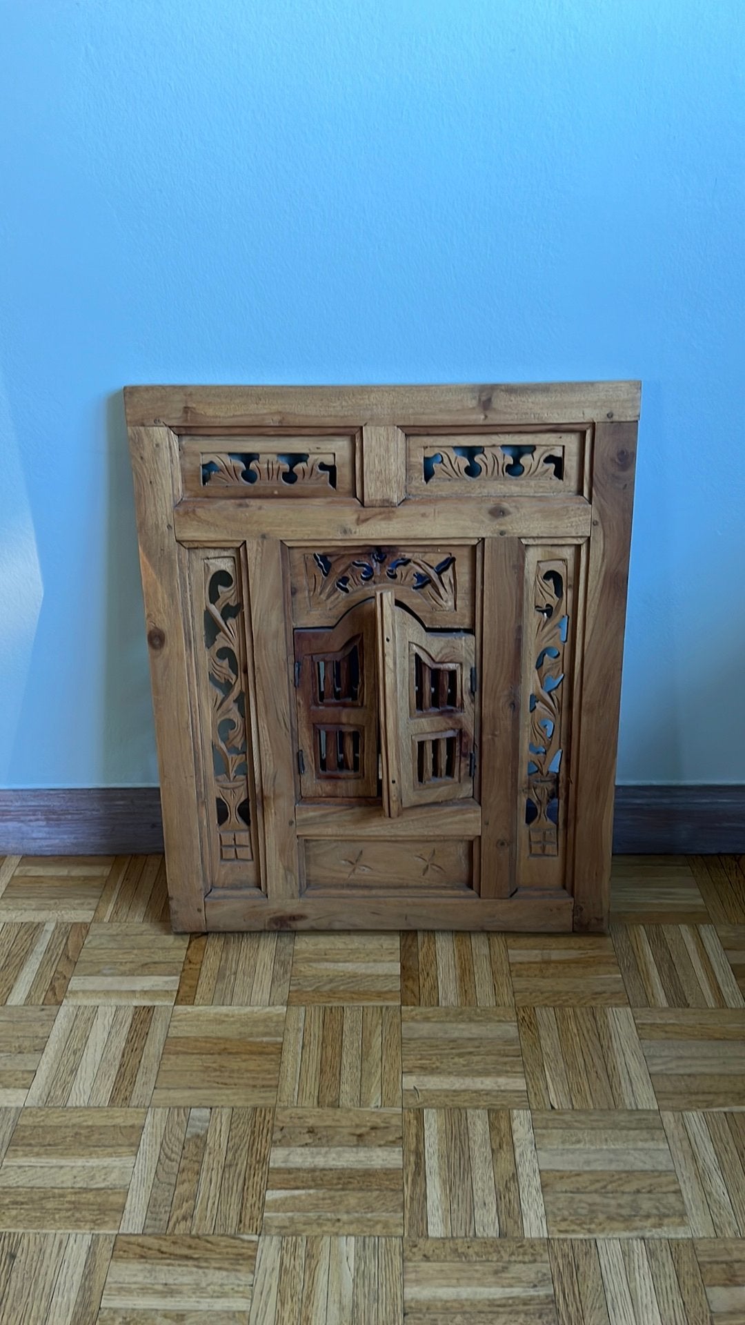 Miroir décoratif en bois sculpté, Maison & Meubles, Accessoires pour la Maison | Décorations murale, 62 cm, Objet de décoration